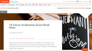 14 Clever Graduation Guest Book Ideas | Shutterfly