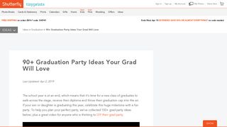 75 Graduation Party Ideas Your Grad Will Love For 2019 | Shutterfly