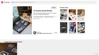 12 Unique Guest Books | Ebook Ideas | Wedding, Wedding guest book ...