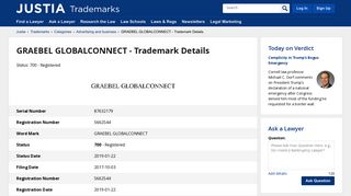 GRAEBEL GLOBALCONNECT Trademark Application of Graebel ...