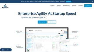 AgileCraft: Enterprise Agility At Startup Speed