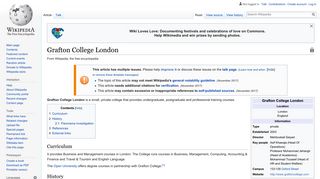 Grafton College London - Wikipedia