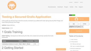 Testing a Secured Grails Application | Grails Guides | Grails Framework