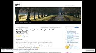 My first groovy grails application – Sample Login with Spring Security ...