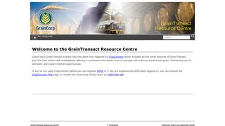GrainTransact Resource Centre » Help for users of GrainTransact