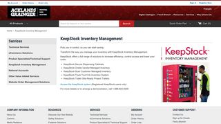 KeepStock Inventory Management - Acklands-Grainger, Canada