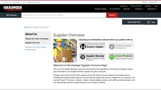 Supplier Overview - Grainger Industrial Supply