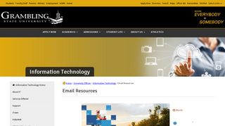 Grambling State University - Email Resources