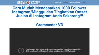 Gramcaster – Tools Revolusioner Instagram