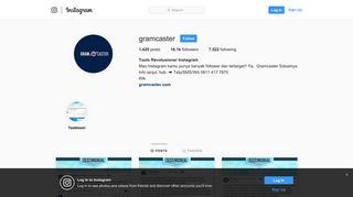 Tools Revolusioner Instagram (@gramcaster) • Instagram photos and ...