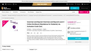 Grammar and Beyond: Grammar and Beyond Level 4 Online Workbook