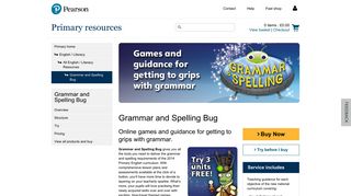 Grammar and Spelling Bug - Pearson Schools and FE Colleges