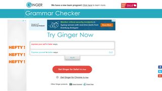 Grammar Check Online- It's Free|Ginger Software
