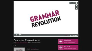 Grammar Revolution