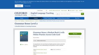 Grammar Sense 2 Student Book A with Online Practice Access Code ...