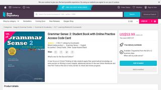 Grammar Sense: 2: Student Book with Online Practice Access Code ...
