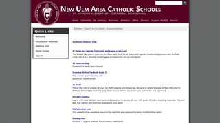 Educational Websites - Ms. Erica DeVries - New Ulm Area Catholic ...