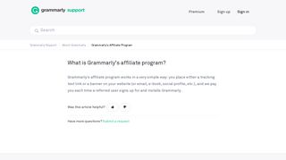What is Grammarly's affiliate program? – Grammarly Support