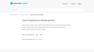 How do I benefit as an affiliate partner? – Grammarly Support