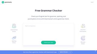 Free Grammar Checker | Grammarly