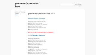 grammarly premium free - Google Sites