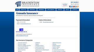 Florida Granada Insurance insurance agent | Bradenton Insurance in ...