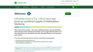 OfficeMax Grand & Toy / Office Depot has joined as a preferred ...
