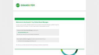 the Grand & Toy Online Brand Manager.