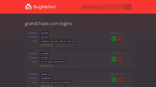 grandchase.com passwords - BugMeNot