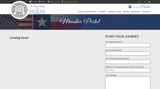 Member Portal | The Grand Lodge of Texas