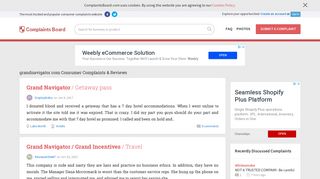 Website grandnavigator.com Complaints & Reviews - Complaints Board