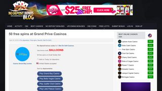 50 free spins at Grand Prive Casinos - 16.04.2018 - Casino Bonus