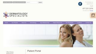 Patient Portal | Dermatology Specialists Group | My Dermspecialists