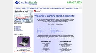 Carolina Health Specialists® > Home