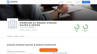 Working At Grand Strand Water & Sewer - Zippia