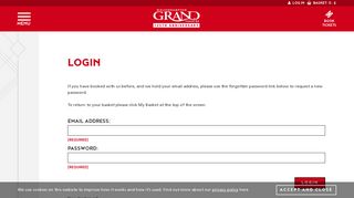 Login | Wolverhampton Grand Theatre