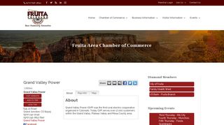 Grand Valley Power | Utilities - Fruita Area Chamber of Commerce