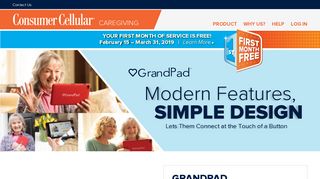 GrandPad Tablet | Simple Tablet for Seniors | Consumer Cellular