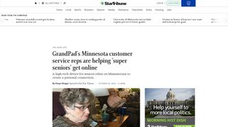 GrandPad's Minnesota customer service reps are helping 'super ...