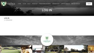 Log in - The Grange Golf Club
