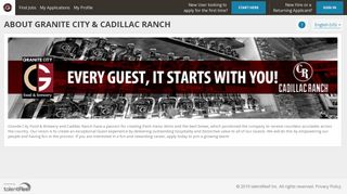 About Granite City & Cadillac Ranch - talentReef Applicant Portal