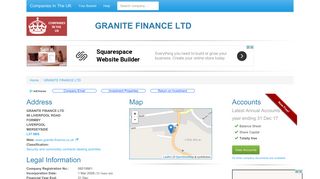 GRANITE FINANCE LTD, L37 6BS LIVERPOOL Financial Information