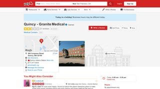Quincy - Granite Medical - 21 Reviews - Medical Centers - 500 ...