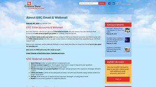 About GSC Email & Webmail - Granite State Communications