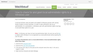 How to check for and grant local administrator rights to a Windows ...
