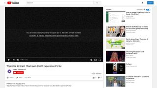 Welcome to Grant Thornton's Client Experience Portal - YouTube