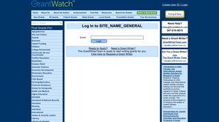 Log In to GrantWatch