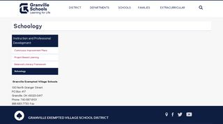 Schoology - Granville Exempted Village Schools