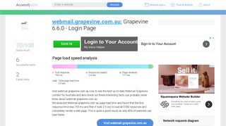 Access webmail.grapevine.com.au. Grapevine 6.6.0 - Login Page