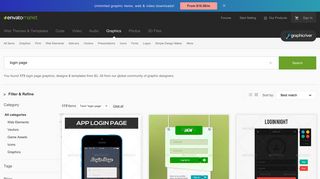 Login Page Graphics, Designs & Templates from GraphicRiver